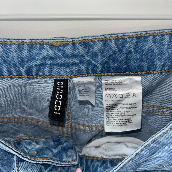 Divided Women’s Blue Wide Leg Cargo Jeans - Picture 3 of 3